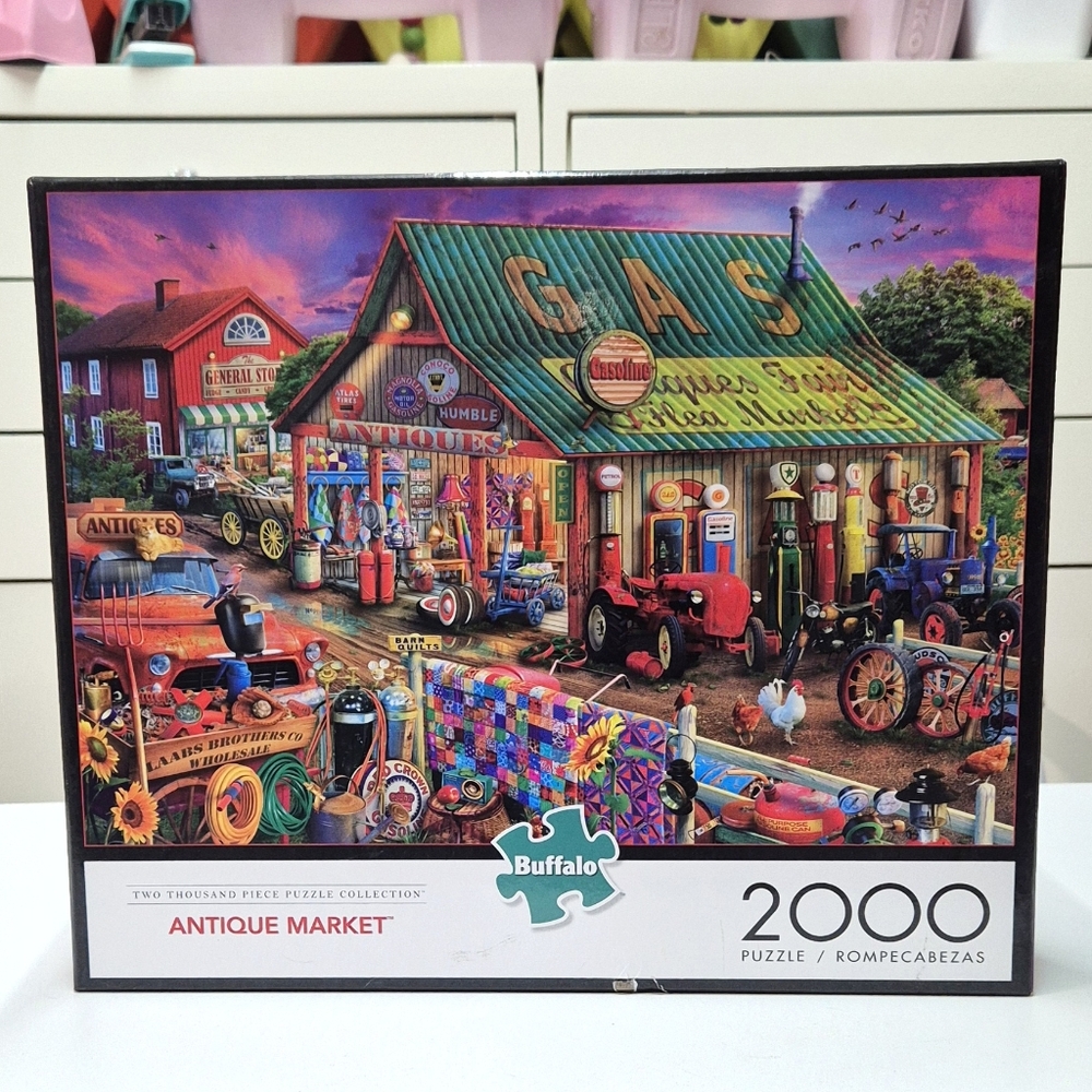 2 for $15 ⭐️ Buffalo Antique Market 2000 pcs Puzzle
